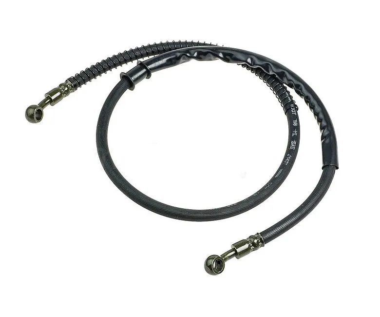 brzdová hadice přední brzdy skútr 1020 /1080 mm - pryž s pružným opletem Rychlé Dodání