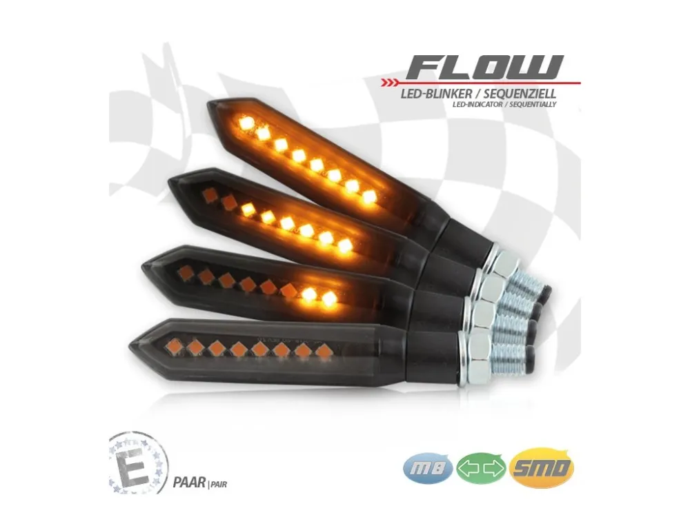Sezónní Sleva LED SMD blinkry FLOW M8