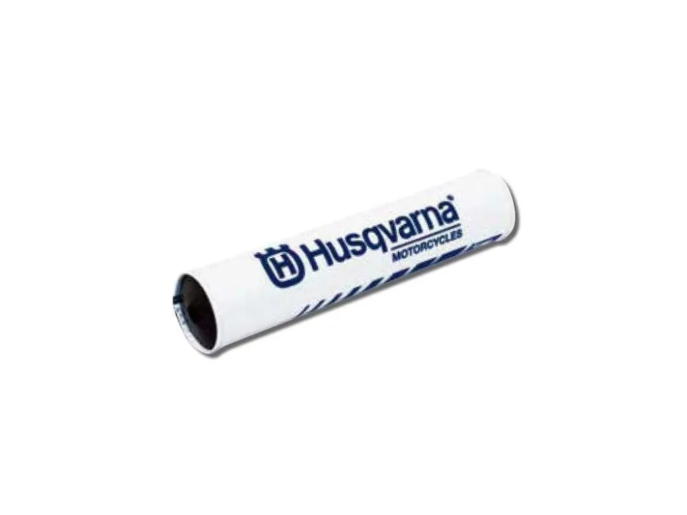 BLACKBIRD protektor na řídítka barva bílá, logo HUSQVARNA Cenová Bomba
