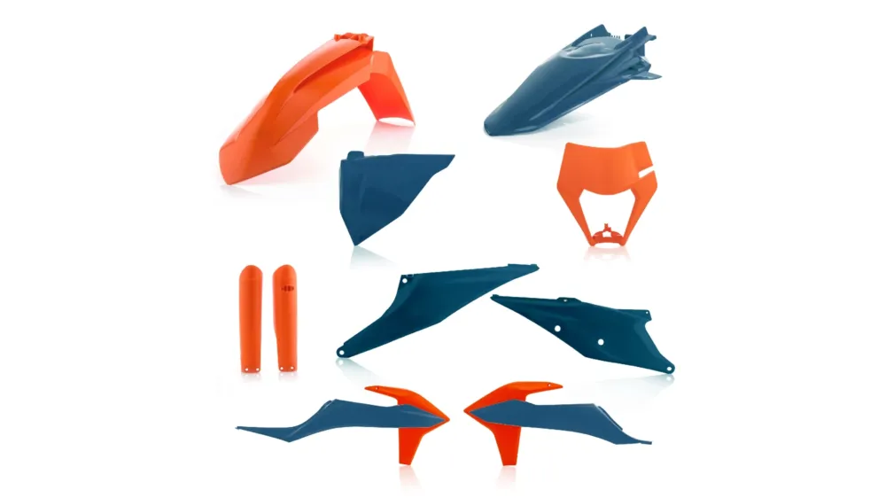 Super Cena ACERBIS plastový full kit KTM EXC/EXCF 20/22 modrá/oranž
