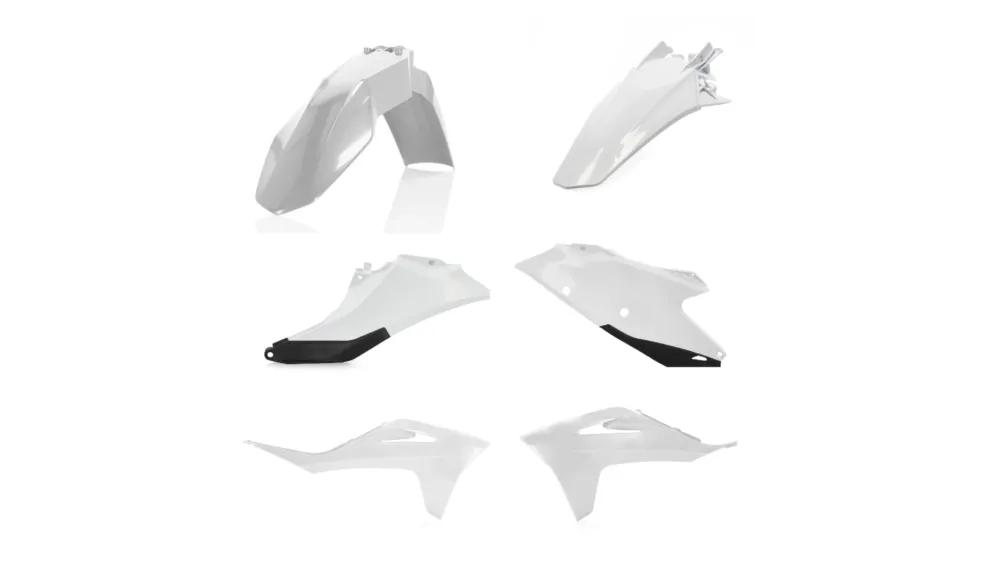 Tovární Cena ACERBIS plastový kit GASGAS EX300/EXF250/350/450/MC125/MCF250/450 21 - bílá/černá