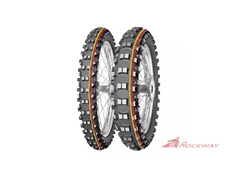 Ověřený Terra Force -MX SM (žlutý a červený pruh) | 100/90-19 | DOT 2323- 100/100-18 59M