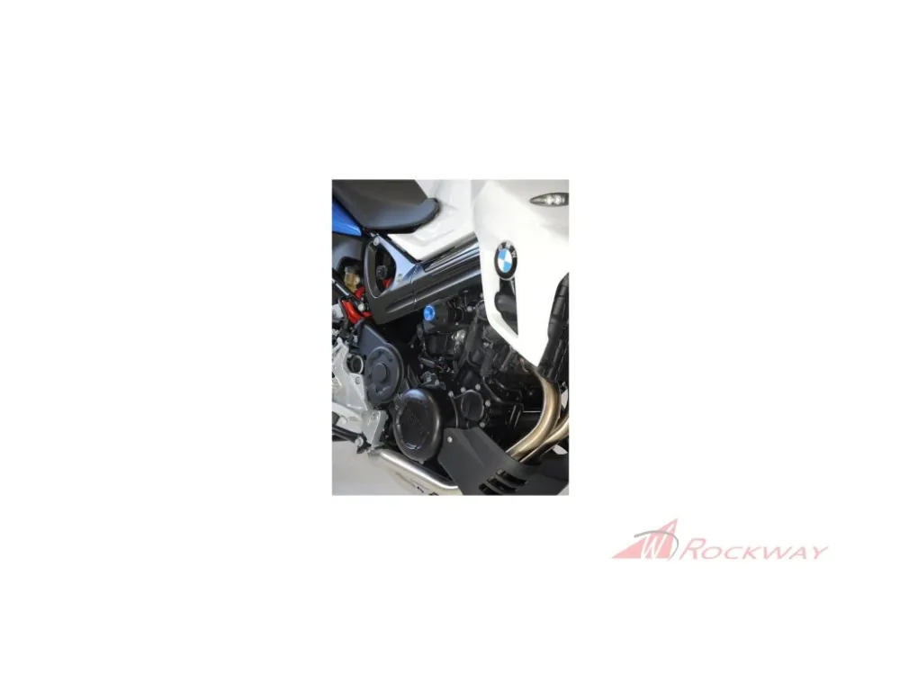 Akční Nabídka Padací protektory PHV BMW F 800R- Černý eloxovaný hliník/Typ protektoru: PHV1K-půlkulatý černý protektor