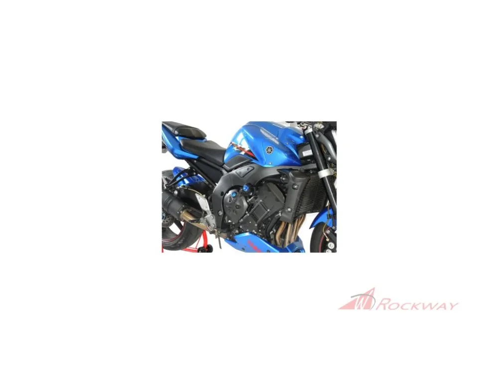 Časově Omezené Padací protektory PHV Yamaha FZ-1 N / Fazer- Černý eloxovaný hliník/Typ protektoru: PHV1K-půlkulatý černý protektor