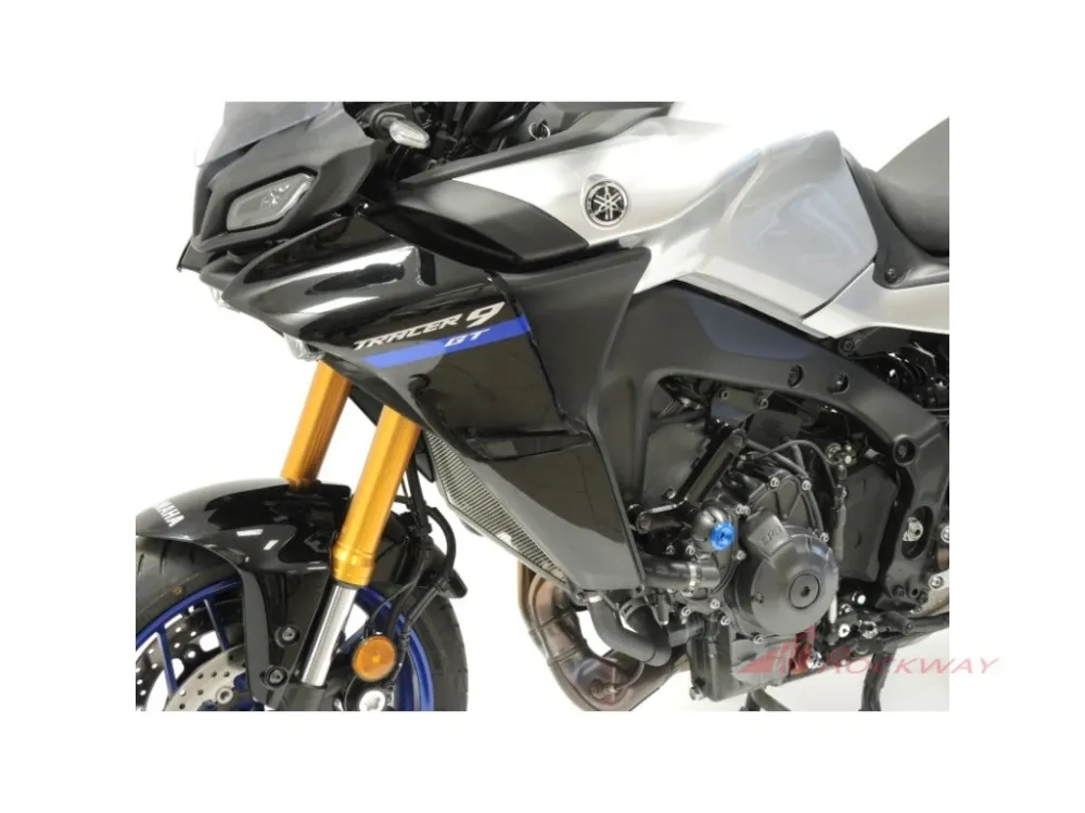 Akční Cena Padací protektory PHV Yamaha MT-09 / SP, Tracer 9 / GT, XSR 900- Černý eloxovaný hliník/Typ protektoru: PHV1K-půlkulatý černý protektor