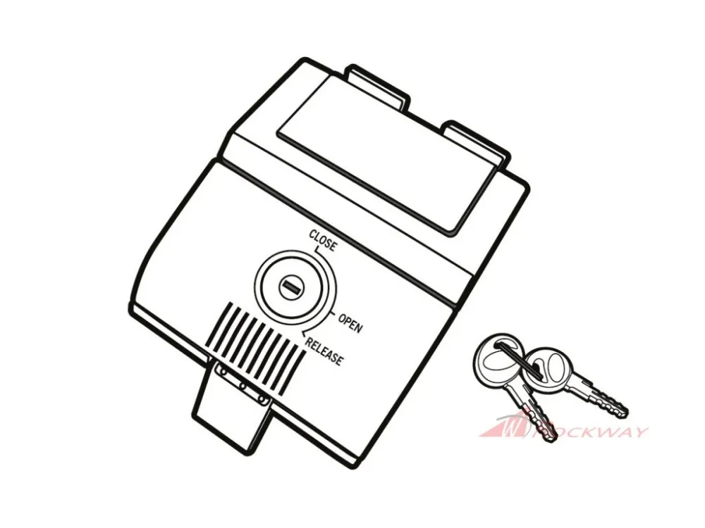 Expresní Doručení Zamykací mechanismus SHAD D1B49MAR pro SH49- 5A