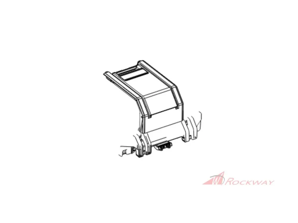 Zamykací mechanismus SHAD TR47 D1TR47MIR (spodní část)- 5A Pouze Dnes