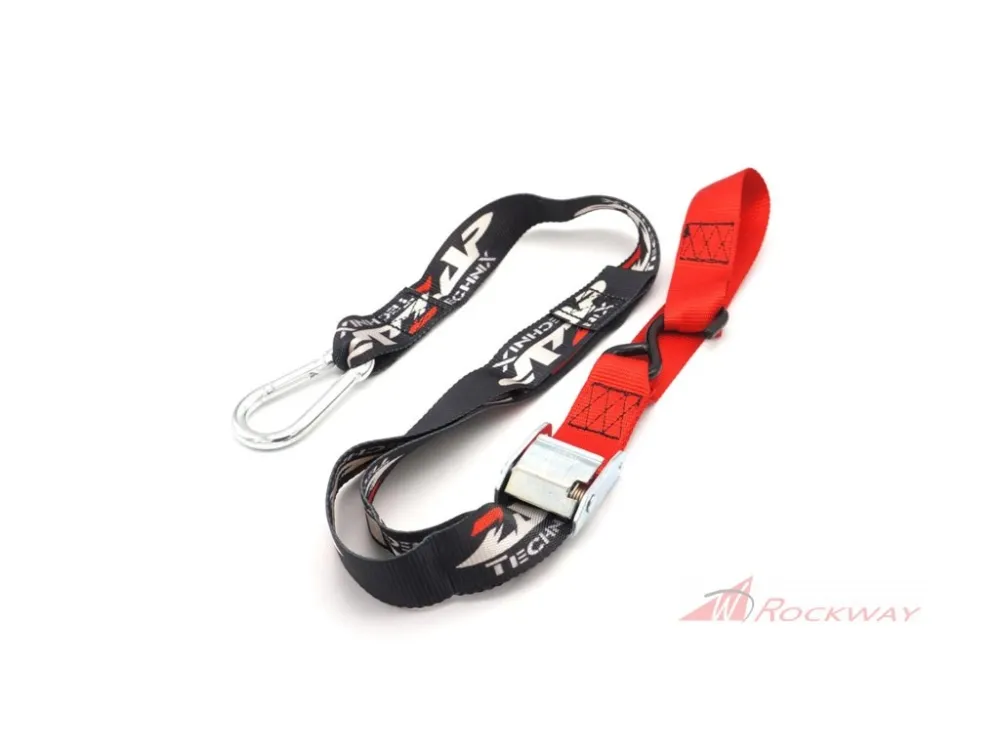 Zap kurty upínací 40mm, soft hák, 2ks černá/červená- 5A Nízká Cena