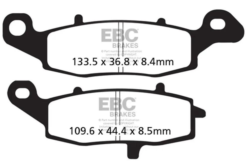 Must-Have Brzdové destičky EBC FA229