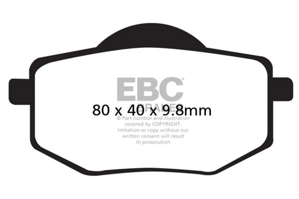 Časově Omezené Brzdové destičky EBC FA136