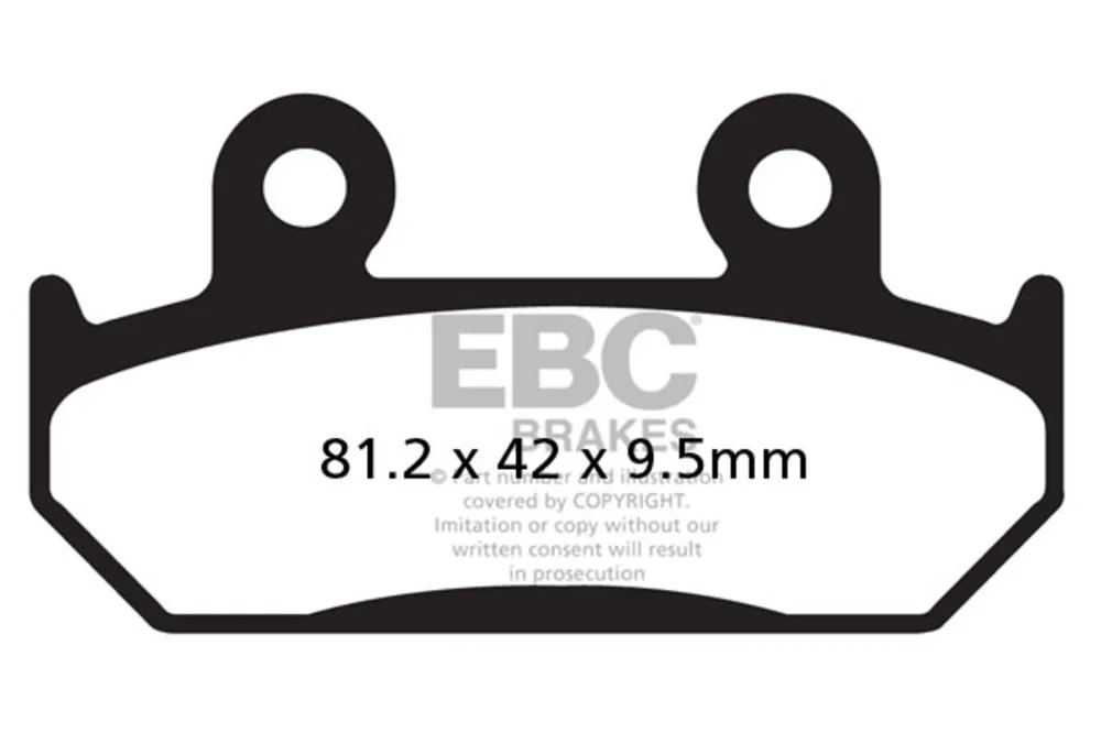 Brzdové destičky EBC FA203 Pouze Dnes