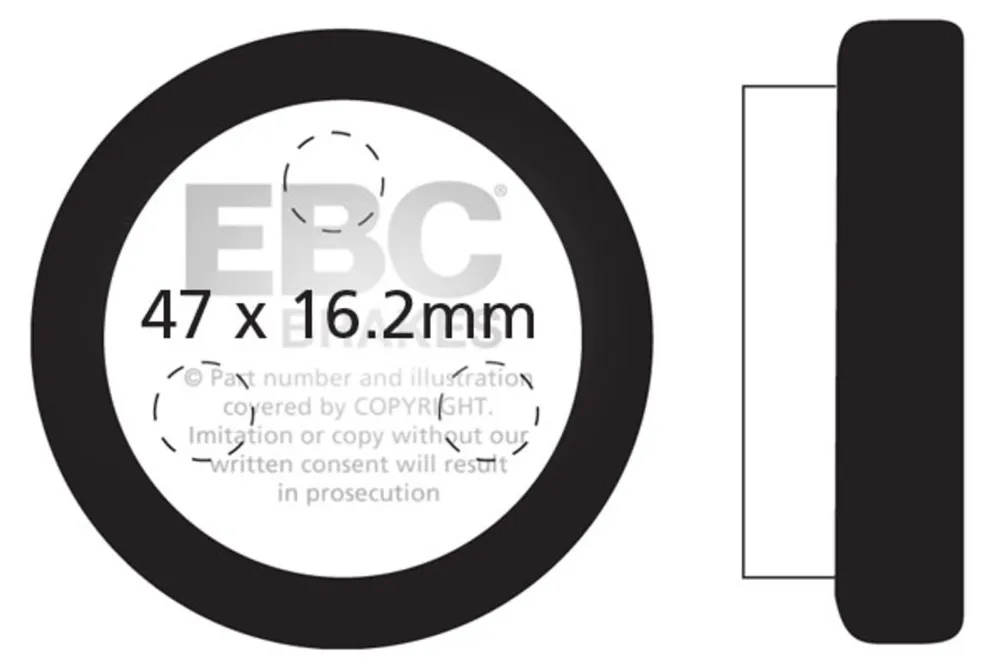 Bezpečná Platba Brzdové destičky EBC FA021