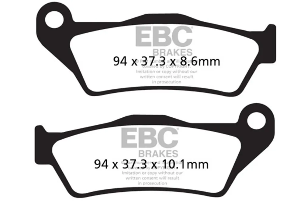 Brzdové destičky EBC FA363V Bezpečná Platba