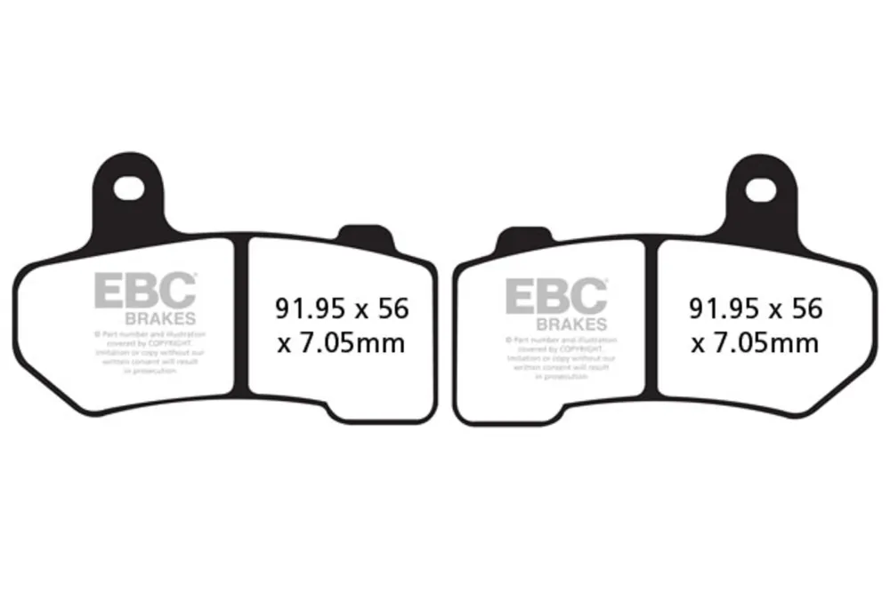 Brzdové destičky EBC FA409V Výprodej