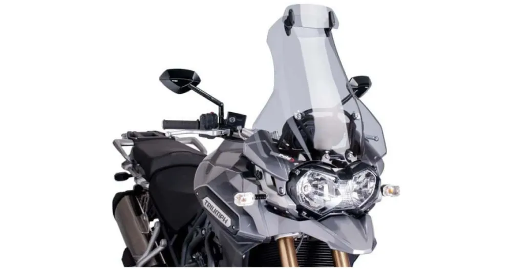 PUIG plexi štít TOURING WITH VISOR 6006H kouřová Dokud Zásoby Vydrží