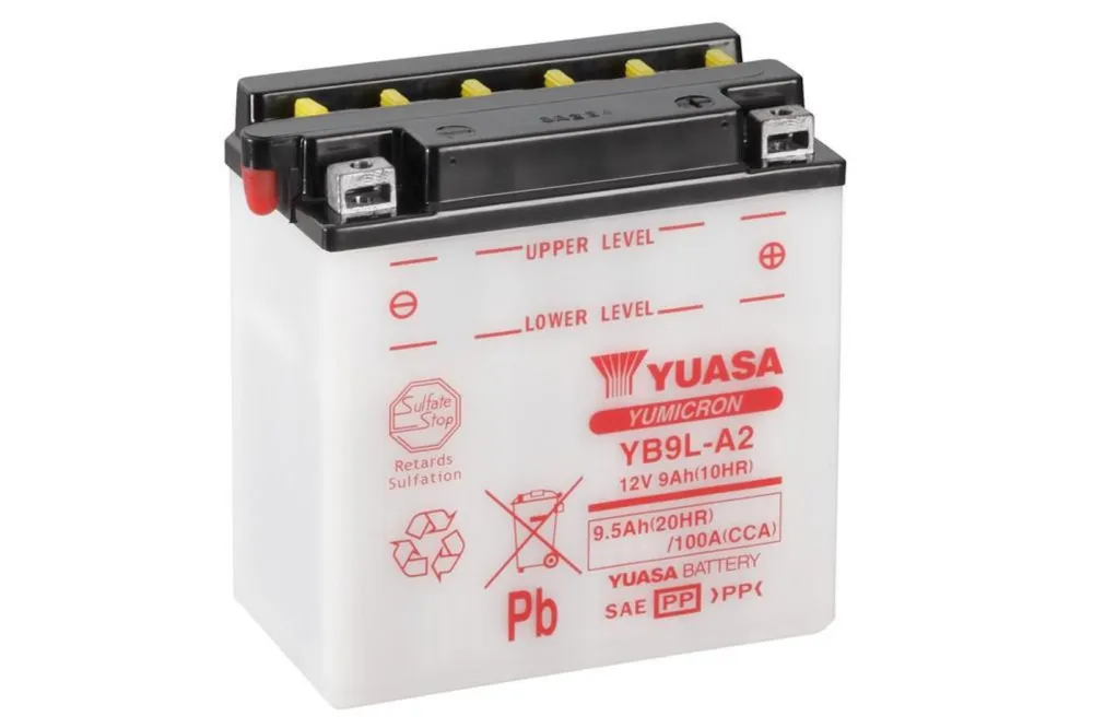 Yumicron akumulátor bez kyseliny YUASA YB9L-A2 Vysoce Kvalitní