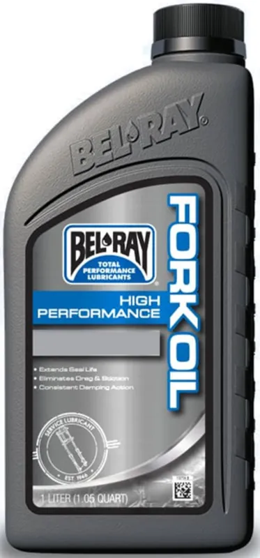Tlumičový olej Bel-Ray HIGH PERFORMANCE FORK OIL 30W 1l Koupit Online