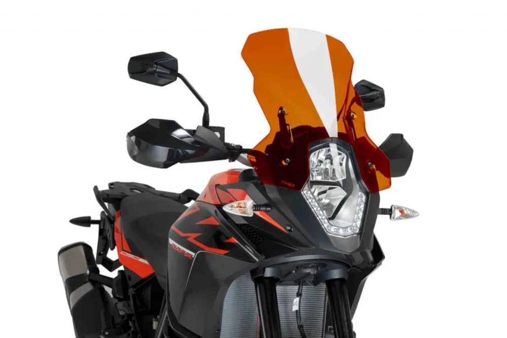 Plexi štít PUIG TOURING 6494T oranžová Akce