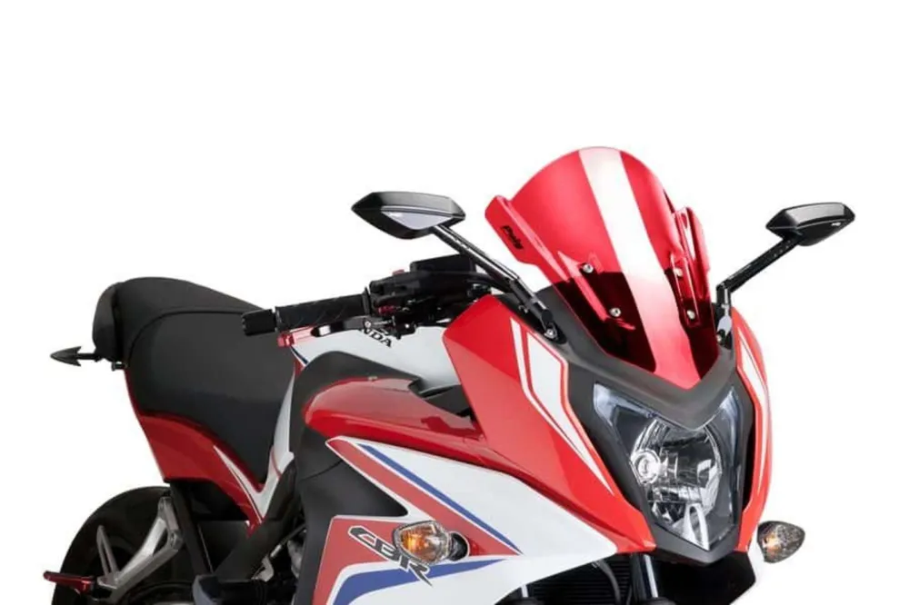 Aktuální Plexi štít PUIG RACING 7003R červená