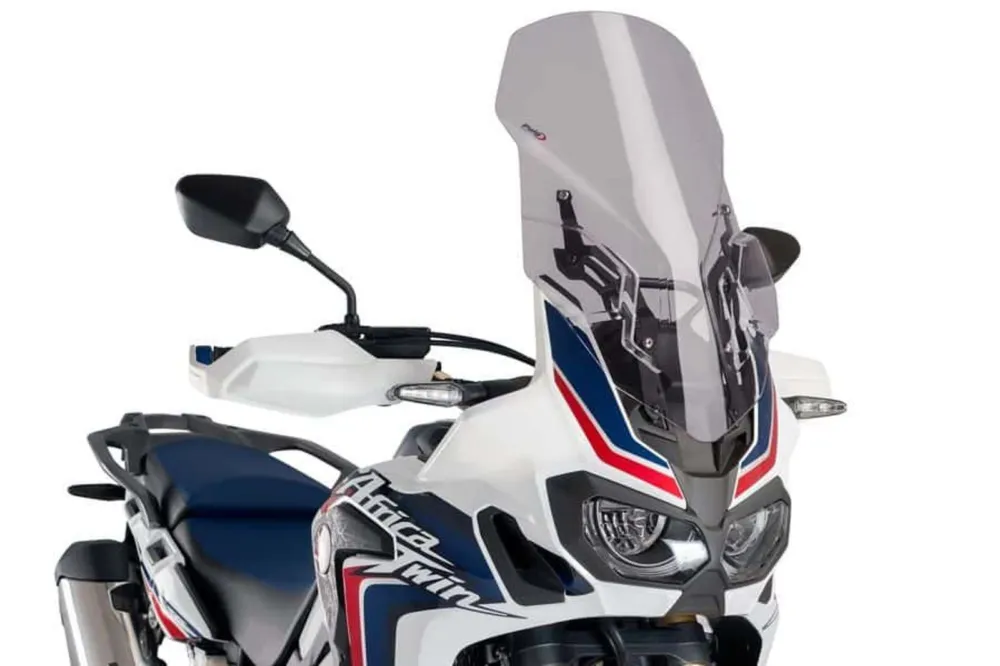 Plexi štít PUIG TOURING WITH SUPPORT + PROTECTION 9156H kouřová Oblíbený