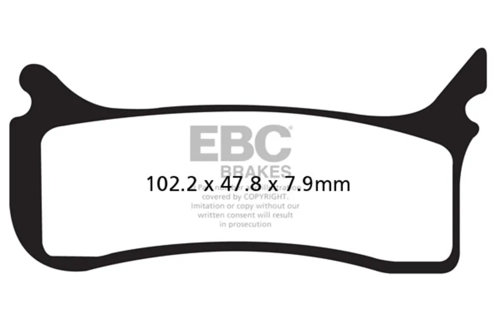 Brzdové destičky EBC EPFA406HH Cenový Hit