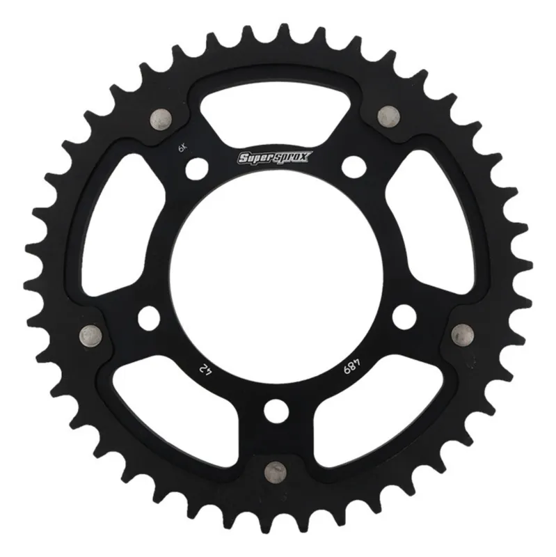 Řetězová rozeta SUPERSPROX STEALTH RST-489:42-BLK černý 42 zubů, 530 Tovární Cena