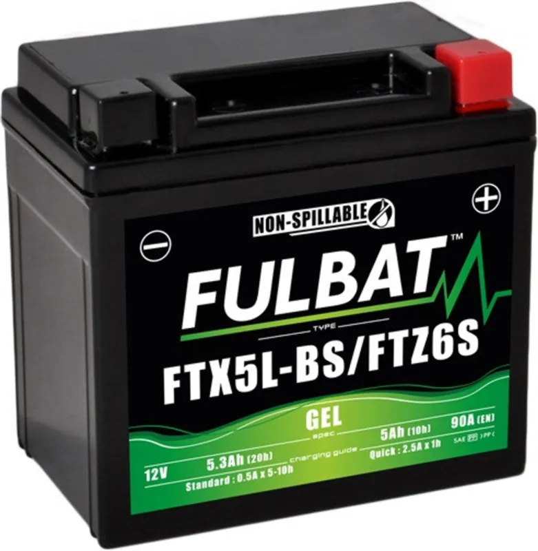 Gelová baterie FULBAT FTX5L-BS GEL (YTX5L-BS GEL) Zlevněný