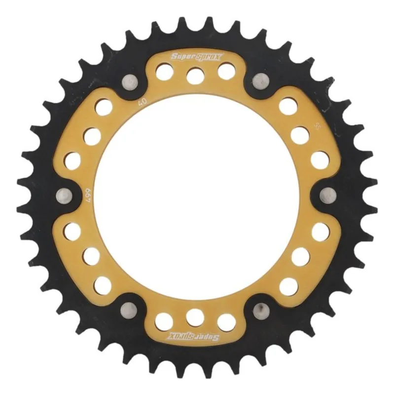 Značkový Rozeta SUPERSPROX STEALTH RST-499:40-GLD zlatá 40 zubů, 530