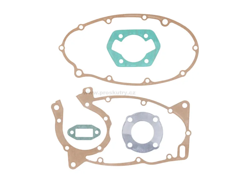 Cenově Výhodný Sada těsnění motoru 5 kusů MOGA 0,25 mm pro R50, ZD, ZL, ZX, ZS, ZE, CS, CX, Hai, GTS 50, C 50 Sport, C 50 Super, KS 50