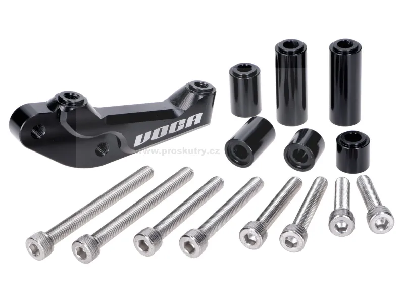 Adaptér předního brzdového třmenu Voca 190/220/240/280 mm pro Yamaha Jog / MBK Mach G Časově Omezené