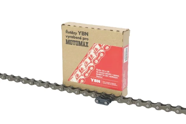 Řetěz 1/2x1/8 - 90 článků, YBN-MOTOMAX S410H + spona pro Jawa BABETTA 207, Manet KORADO šlapací Nejlepší Volba